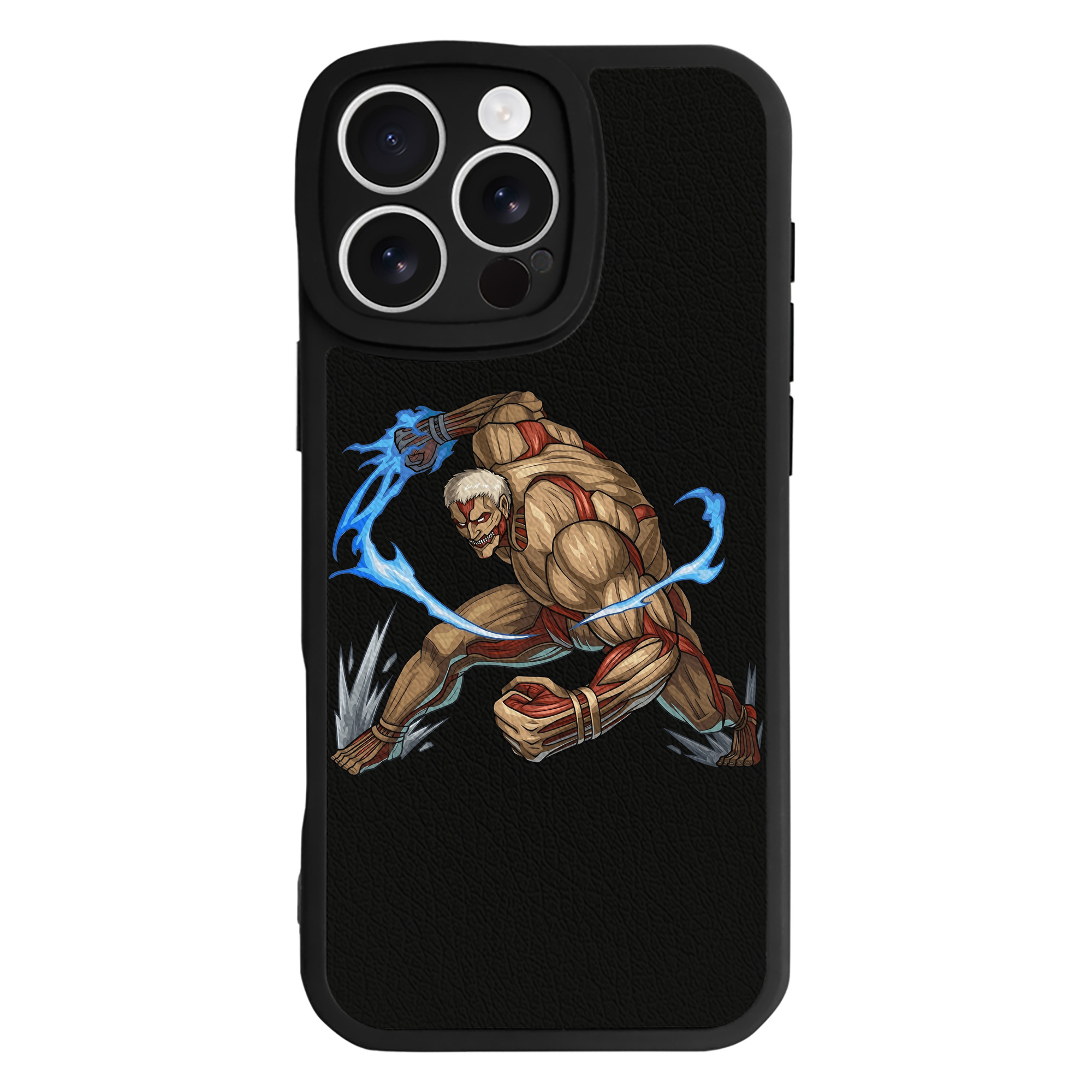 （画像用） 進撃の巨人 Attack on Titan 【iPhone 16シリーズ対応】シリコンスマホケース（レザー調） 材質：シリコン